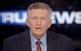 Founder of TruNews Pastor Rick Wiles, who is widely known for his anti-Semitic conspiracy theories, in a rant claiming Jews are trying to overthrow US President Donald Trump, November 22, 2019. (Screen grab via Right Wing Watch)
