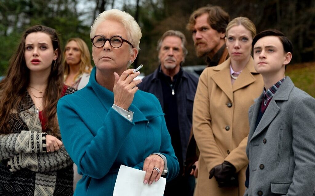 The ensemble cast of 'Knives Out' includes Jamie Lee Curtis, Michael Shannon, Don Johnson, Riki Lindhome and Toni Collette (courtesy)