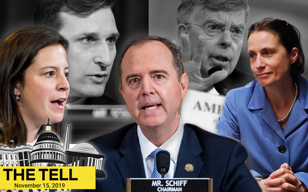 The news about the mid-November 2019 impeachment hearings featured several Jews. (Getty Images/JTA Montage) The news about the mid-November 2019 impeachment hearings featured several Jews. (Getty Images/JTA Montage)
