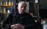 Artist and Holocaust survivor Frederick Terna is interviewed by AFP in his Brooklyn home on December 4, 2019 in New York City (Angela Weiss / AFP)