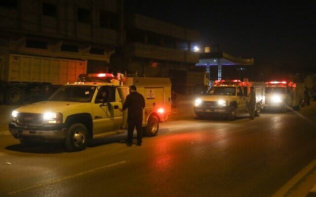 A picture taken on December 17, 2019, shows the arrival in Rafah of 24 vehicles, donated by Qatar, after crossing into the Gaza Strip through the Kerem Shalom crossing with Israel. (Said Khatib/AFP) A picture taken on December 17, 2019, shows the arrival in Rafah of 24 vehicles, donated by Qatar, after crossing into the Gaza Strip through the Kerem Shalom crossing with Israel. (Said Khatib/AFP)