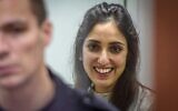 Israeli-American Naama Issachar, jailed for drug smuggling, attends her appeal hearing at the Moscow Regional Court on December 19, 2019. (Kirill KUDRYAVTSEV / AFP)
