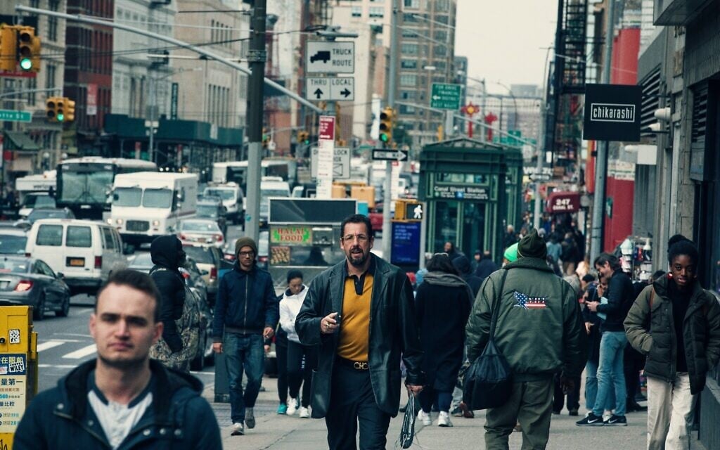 Adam Sandler in the film 'Uncut Gems' by Josh and Benny Safdie. (Courtesy)