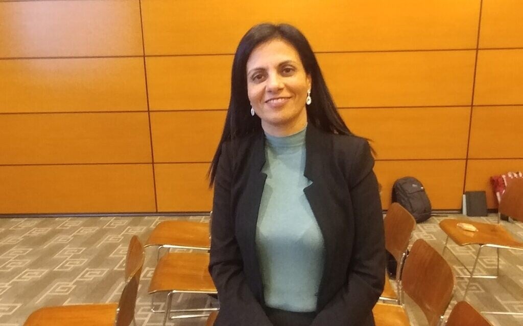 Yifat Bitton, co-founder and chair of Tmura, the Israeli Anti-Discrimination Center, gave the keynote address at the first-ever Mizrahi Legal Studies conference at Harvard Law School, held on December 10 and 11, 2019. (Rich Tenorio/ Times of Israel) Yifat Bitton, co-founder and chair of Tmura, the Israeli Anti-Discrimination Center, gave the keynote address at the first-ever Mizrahi Legal Studies conference at Harvard Law School, held on December 10 and 11, 2019. (Rich Tenorio/ Times of Israel)