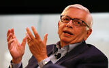 David Stern, former NBA commissioner, speaks at the Hashtag Sports Conference in New York, June 26, 2017. (Adam Hunger/AP Images for Hashtag Sports)