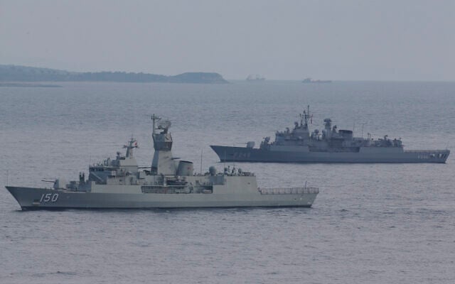File: Turkish navy ships in 2015 (AP Photo/Lefteris Pitarakis) File: Turkish navy ships in 2015 (AP Photo/Lefteris Pitarakis)