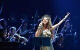 English soprano Sarah Brightman will perform for the first time in Israel on July 9, 2020 (Courtesy Sarah Brightman)