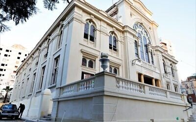 The Eliyahu Hanavi synagogue on December 20, 2019. (Egyptian Antiquities Ministry)