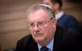 Civil Service Commissioner Daniel Hershkowitz attends a State Control Committee meeting at the Knesset, December 3, 2018. (Miriam Alster/Flash90/File)