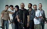 The cast of the Israeli series 'Fauda,' which is available on Netflix. (Ohad Romano/via JTA)