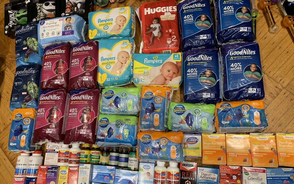 Anna Sacks has discovered unopened items like diapers and unexpired medicines thrown out by CVS stores. (Courtesy of Anna Sacks)