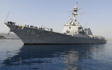 The US Navy's guided-missile destroyer USS Forrest Sherman arrives in Souda Bay, Crete, Greece for the first port visit of her maiden deployment, July 25, 2007. (US Navy photo/Paul Farley/Wikipedia/Public domain)