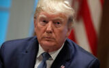 US President Donald Trump speaks during a roundtable on school choice in the Cabinet Room of the White House, December 9, 2019, in Washington. (AP Photo/ Evan Vucci)