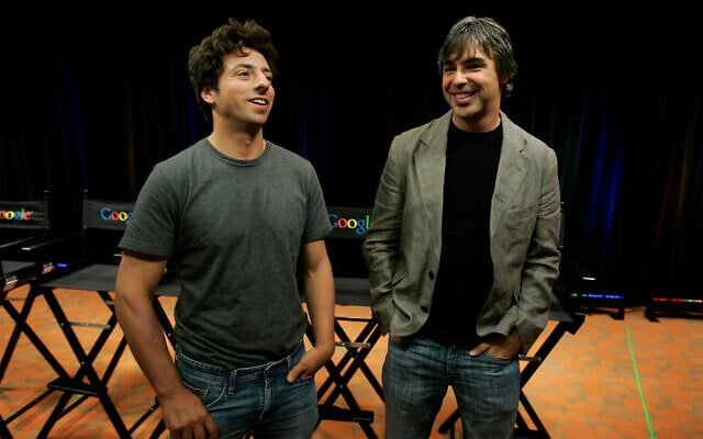 Google co-founders Sergey Brin, left, and Larry Page talk about the Google Browser, Chrome, during a news conference at Google Inc. headquarters in Mountain View, California, Sept. 2, 2008. (AP Photo/Paul Sakuma, File) Google co-founders Sergey Brin, left, and Larry Page talk about the Google Browser, Chrome, during a news conference at Google Inc. headquarters in Mountain View, California, Sept. 2, 2008. (AP Photo/Paul Sakuma, File)