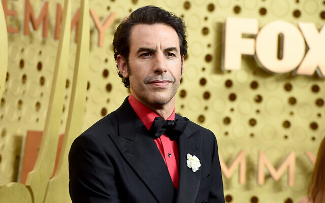 Sacha Baron Cohen arrives at the 71st Primetime Emmy Awards, September 22, 2019, at the Microsoft Theater in Los Angeles. (Jordan Strauss/ Invision/AP) Sacha Baron Cohen arrives at the 71st Primetime Emmy Awards, September 22, 2019, at the Microsoft Theater in Los Angeles. (Jordan Strauss/ Invision/AP)