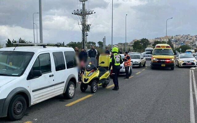 A 39- year old man was shot and killed in the Galilee village of Basmat Tab'un on December 30, 2019. (MDA) A 39- year old man was shot and killed in the Galilee village of Basmat Tab'un on December 30, 2019. (MDA)