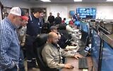 The Noble Energy control room on the Leviathan platform on December 31, 2019. (Noble Energy)