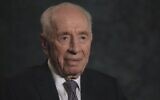From Richard Trank's documentary about Shimon Peres, 'Never Stop Dreaming' currently being screened at the 2019 Jerusalem Jewish Film Festival (Courtesy Jerusalem Cinematheque)