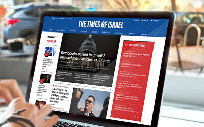 The Times of Israel, ads-free (RGB media for ToI)