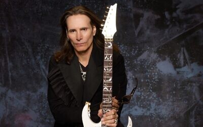 Grammy-winning guitarist Steve Vai will offer a one-time master class at the Red Sea Guitar Festival on February 15, 2020 (Courtesy Larry DiMarzio)