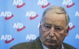 Co-leader of the Alternative for Germany (AfD) far-right party Alexander Gauland, Berlin, November 19, 2019. (Odd Andersen/AFP)