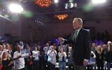 Democratic presidential candidate former New York City Mayor Mike Bloomberg during a United for Mike, event held at the Aventura Turnberry Jewish Center and Tauber Academy Social Hall on January 26, 2020 in Aventura, Florida (Joe Raedle/Getty Images/AFP)