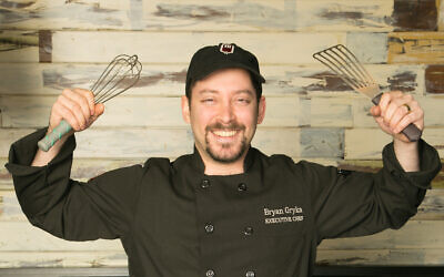 Bryan Gryka, the chef and general manager of Milt's Barbeque for the Perplexed, will now be a controlling owner of the kosher restaurant in Chicago. (Courtesy of Gryka via JTA)