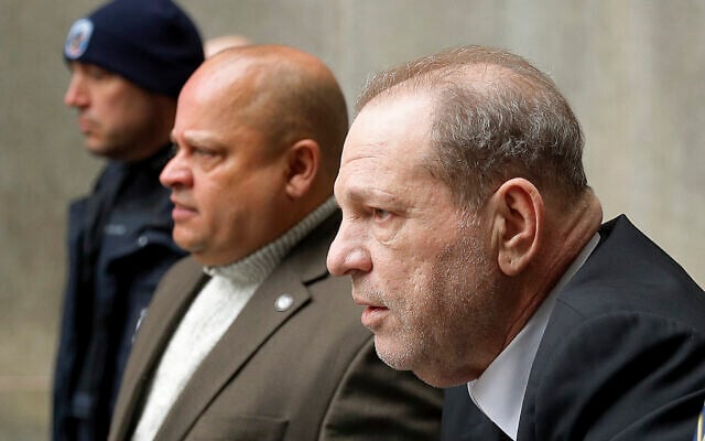 Harvey Weinstein leaves New York court, in New York, January 6, 2020. (Seth Wenig/AP) Harvey Weinstein leaves New York court, in New York, January 6, 2020. (Seth Wenig/AP)