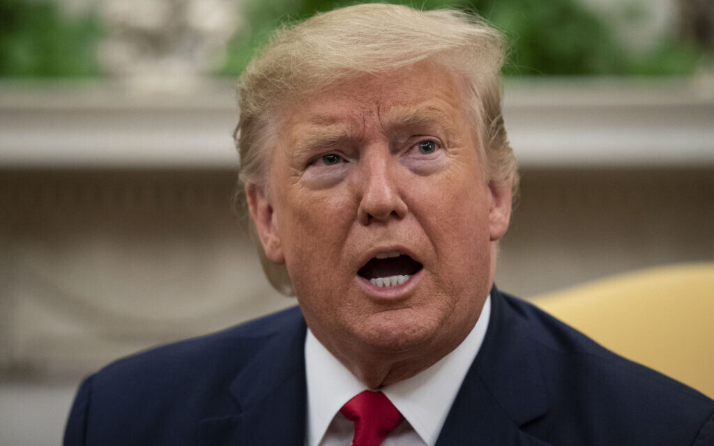 US President Donald Trump speaks during a meeting with Greek Prime Minister Kyriakos Mitsotakis in the Oval Office of the White House, Tuesday, Jan. 7, 2020, in Washington. (AP Photo/Alex Brandon) US President Donald Trump speaks during a meeting with Greek Prime Minister Kyriakos Mitsotakis in the Oval Office of the White House, Tuesday, Jan. 7, 2020, in Washington. (AP Photo/Alex Brandon)