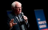 Democratic presidential candidate Sen. Bernie Sanders, I-Vt., speaks at "The People's Caucus: Vote Truth to Power" at the Holzworth Performing Arts Center at Davenport North High School, Sunday, Jan. 12, 2020, in Davenport, Iowa. (AP Photo/Andrew Harnik)