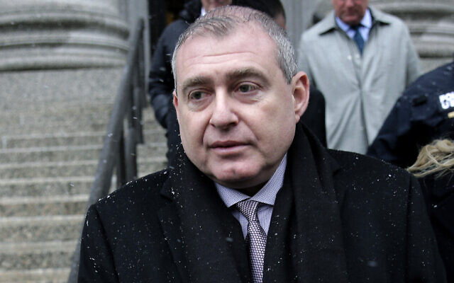 Lev Parnas arrives at court in New York on December 2, 2019. (AP Photo/Seth Wenig, File)