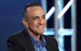 In this January 16, 2020 file photo, Hank Azaria speaks during the AMC Networks TCA 2020 Winter Press Tour in Pasadena, California. (Photo by Willy Sanjuan/Invision/AP)