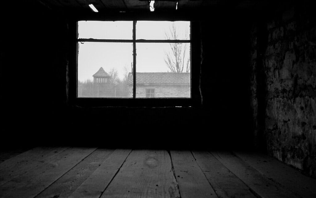 A view of a sleeping area inside a prisoner barracks in the former Nazi death camp of Auschwitz Birkenau or Auschwitz II in Oswiecim, Poland, December 8, 2019. (Markus Schreiber/AP)
