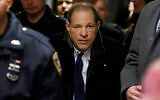 Harvey Weinstein leaves court during his rape trial, January 21, 2020, in New York. (AP Photo/Richard Drew)