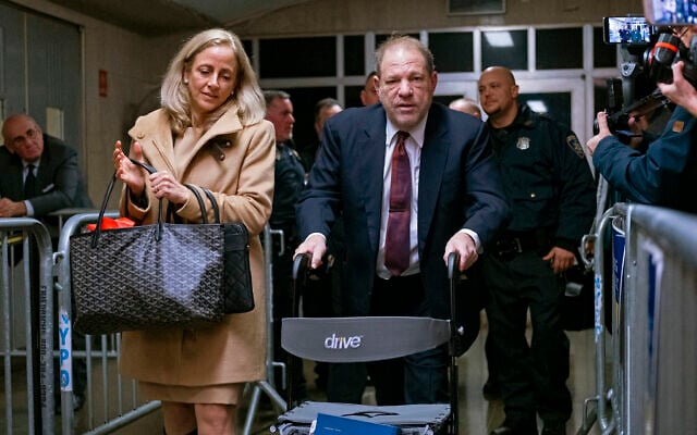 Harvey Weinstein leaves for the day, during his trial on charges of rape and sexual assault, January 28, 2020, in New York. (AP Photo/Craig Ruttle) Harvey Weinstein leaves for the day, during his trial on charges of rape and sexual assault, January 28, 2020, in New York. (AP Photo/Craig Ruttle)