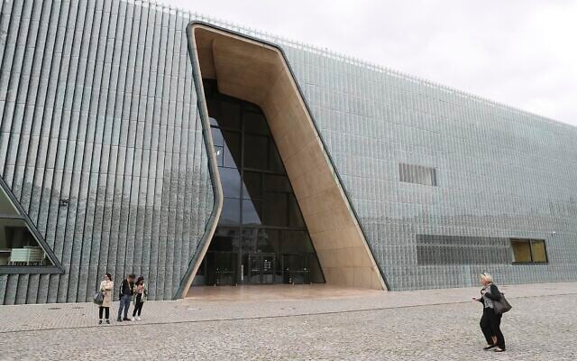 In this July 16, 2019 file photo people pass the Museum of the History of Polish Jews in Warsaw, Poland. (AP Photo/Czarek Sokolowski/file) In this July 16, 2019 file photo people pass the Museum of the History of Polish Jews in Warsaw, Poland. (AP Photo/Czarek Sokolowski/file)