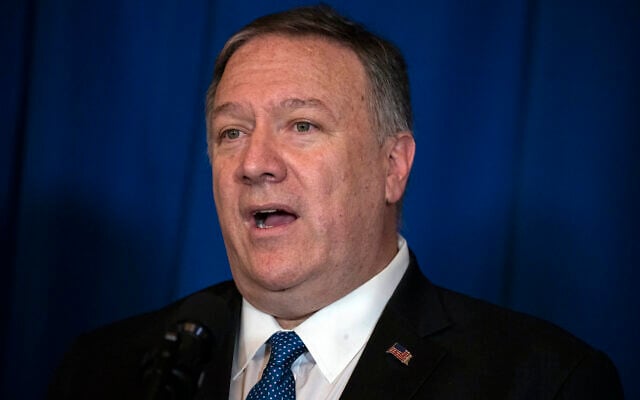 Secretary of State Mike Pompeo delivers a statement on Iraq and Syria, at President Donald Trump's Mar-a-Lago property, December 29, 2019, in Palm Beach, Fla. (AP Photo/ Evan Vucci) Secretary of State Mike Pompeo delivers a statement on Iraq and Syria, at President Donald Trump's Mar-a-Lago property, December 29, 2019, in Palm Beach, Fla. (AP Photo/ Evan Vucci)
