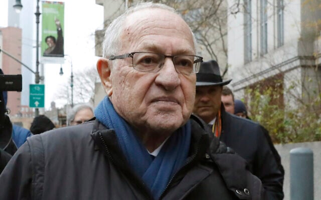Attorney Alan Dershowitz leaves federal court in New York on December 2, 2019. (AP Photo/Richard Drew) Attorney Alan Dershowitz leaves federal court in New York on December 2, 2019. (AP Photo/Richard Drew)