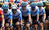 Israel Team Start-Up Nation racing in the 2020 Men's Tour Down Under, a road cycling stage race that took place between 21 and 26 January in and around Adelaide, South Australia (Bettini Photo)