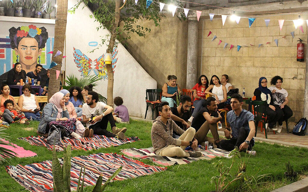 An event at the community center running out of the old Israelite school in Cairo. (Courtesy)