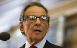 Writer Robert Caro speaks at the 2012 Texas Book Festival in Austin about his latest work, 'The Passage of Power' (Robert Daemmrich Photography Inc/Corbis via Getty Images/via JTA)