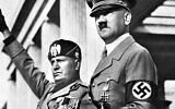Benito Mussolini and Adolf Hitler (Courtesy of PerlePress Productions)