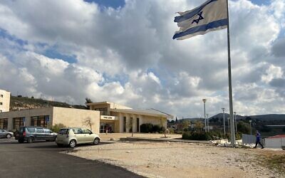 The Itamar Yeshiva in the Itamar settlement on January 30, 2020. (Jacob Magid/Times of Israel)