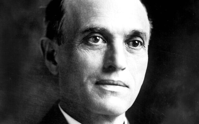 Moses Alexander, who founded the Idaho Jewish community in 1895, was governor of Idaho from 1915 to 1919. (George Grantham Bain Collection of the Library of Congress/Wikimedia Commons/via JTA)
