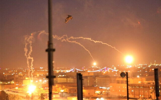 Illustrative: US Army Apache helicopters conduct overflights of the US Embassy in Baghdad, Iraq, December 31, 2019. (US Army photo/Spc. Khalil Jenkins, CJTF-OIR Public Affairs) Illustrative: US Army Apache helicopters conduct overflights of the US Embassy in Baghdad, Iraq, December 31, 2019. (US Army photo/Spc. Khalil Jenkins, CJTF-OIR Public Affairs)