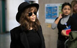 Actress Rosie Perez arrives for Harvey Weinstein's rape trial, Jan. 24, 2020 in New York. (AP/Mark Lennihan)