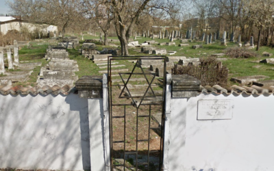 The Jewish cemetery in Shumen, Bulgaria. (Screenshot: Google Street View)