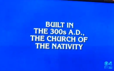 A question on US game show Jeopardy, in a program broadcast on January 10, 2020. (Screenshot: Twitter)
