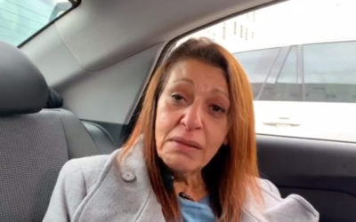 Yaffa Issachar speaks to Channel 12 news in October 2018 (Channel 12 screenshot)