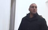 Benny Shlomo (Screen grab from archive footage broadcast by Channel 13)